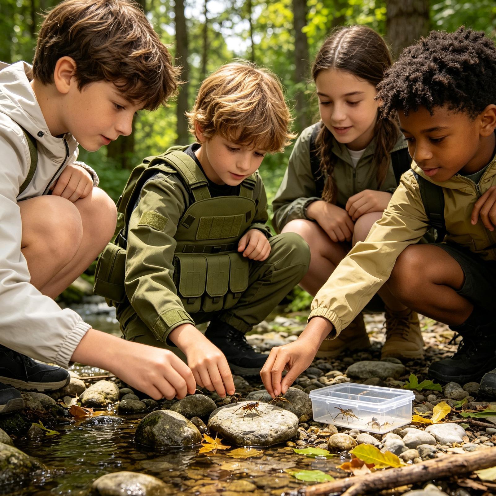 Armee-Fans Outdoor Kinderweste – Outdoor Hunting Games For Kids Bewertung und Preis